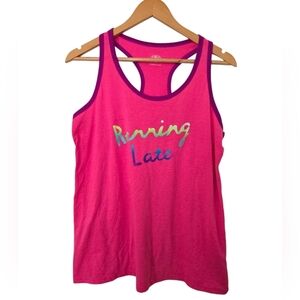 Athletic Works Pink Tank Top Racerback Size Large